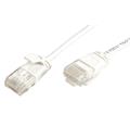 Roline UTP slim patchkabel kat. 6a, LSOH, 1m, bílý