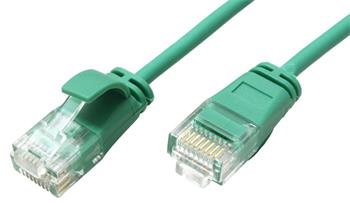 Roline UTP slim patchkabel kat. 6a, LSOH, 5m, zelený