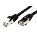 S/FTP patchkabel kat. 6, LSOH, 2m, černý