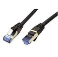 S/FTP patchkabel kat. 6a, LSOH, 10m, černý