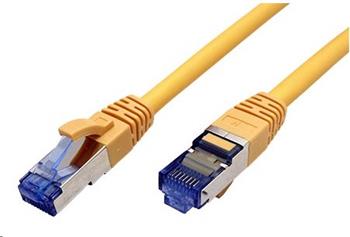 S/FTP patchkabel kat. 6a, LSOH, 1m, žlutý