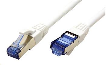 S/FTP patchkabel kat. 6a, LSOH, 3m, bílý