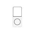 Samsung Průhledný kryt s magnetickým úchytem Flip7 Transparent