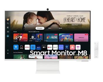 Samsung Smart Monitor/M80D/32"/VA/4K UHD/60Hz/4ms/White