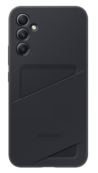 Samsung Zadní kryt s kapsou na kartu pro Samsung Galaxy A34 Black