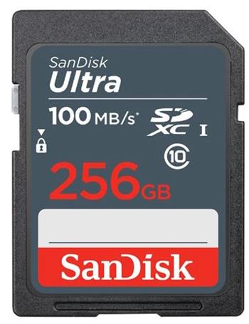 SanDisk Ultra 256 GB SDXC Memory Card 100 MB/s