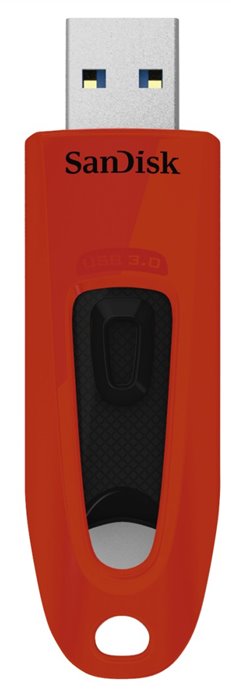 SanDisk Ultra USB 3.0 64 GB červená