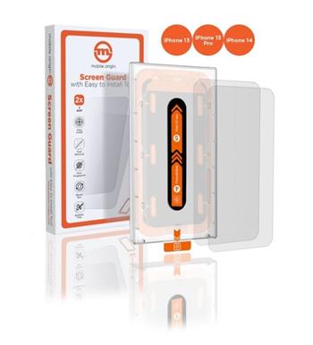 Screen Guard Mobile Origin ochranné sklo pro iPhone 14/13/13 Pro 2ks s aplikátorem