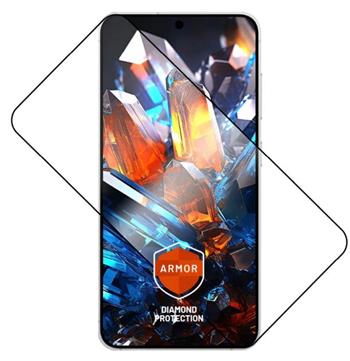 Sklo FIXED Armor s aplikátorem, pro Samsung Galaxy S25, černé