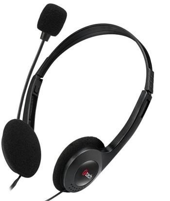 Sluchátka k PC C-TECH MHS-03E, černá