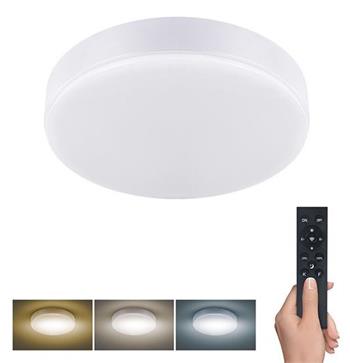 Solight WO798 LED osvětlení LECCE s dálkový ovladačem, 36W, 2160lm, 30cm, změna chromatičnosti, stmívatelné, bílá