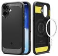Spigen Rugged Armor MagSafe Matte Black iPhone 17