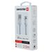 Swissten Datový Kabel Textile USB / Lightning Mfi 2m Stříbrný