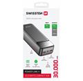 Swissten Power bank 30000 mAh POWER LINE II - černá