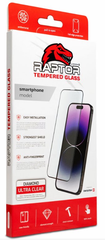 SWISSTEN RAPTOR 3D TEMPEROVANÉ SKLO PRO SAMSUNG S928 GALAXY S24 ULTRA 5G ČERNÉ