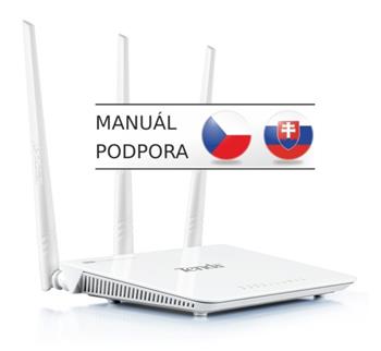 Tenda F303 Router 300Mbps, 1x WAN, 3x LAN, 3x Ext. Ant.