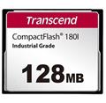 Transcend 128MB INDUSTRIAL TEMP CF180I CF CARD, (MLC) paměťová karta (SLC mode), 85MB/s R, 70MB/s W