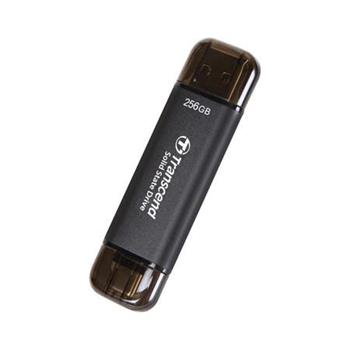 TRANSCEND ESD310C 256GB External SSD USB 10Gbps Type C/A