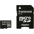 Transcend Micro SDHC karta 4GB Class 4 vč. Adaptéru