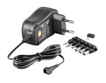 Univerzální napájecí adaptér 230V/3-12V stejnosměrný 600mA