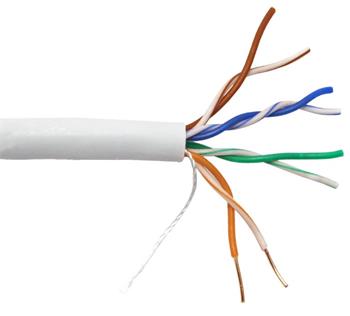 Uniview Kabel UTP kat. 5e kulatý, Dca, LSOH, OFC, 305m, drát, AWG24, šedý