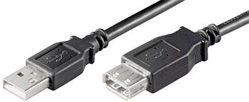 USB 2.0 kabel prodlužovací A-AF 0,6m