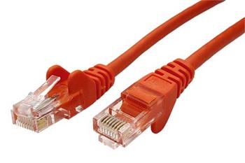 UTP kabel cat.5e 0,25m oranžový