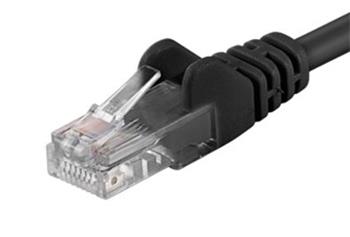 UTP kabel cat.5e 1,5m černý