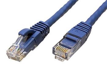 UTP patchkabel kat. 6a, 1m, modrý