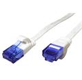 UTP patchkabel kat. 6a, plochý, 1,5m, bílý