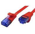 UTP patchkabel kat. 6a, plochý, 1,5m, červený