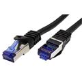 Venkovní S/FTP patchkabel kat. 6a, TPE, LSOH, 30m, černý