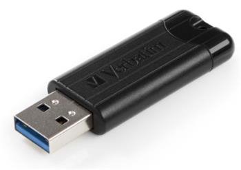 VERBATIM Flash Disk 32GB Store 'n' Go PinStripe USB 3.0, černá