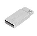 VERBATIM Flash Disk 64GB Metal Executive, USB 2.0, stříbrná