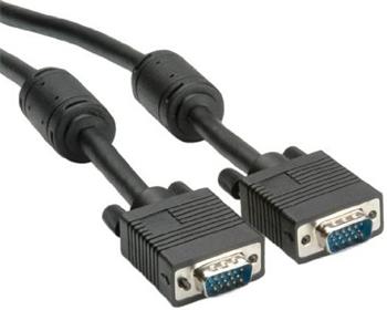 VGA kabel propojovací M/M 3m stíněný Ferrity DDC2