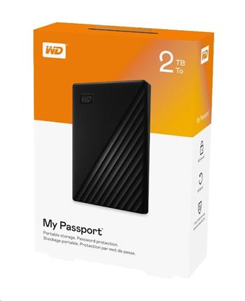WD My Passport portable 1TB Ext. 2.5" USB3.0 Černý