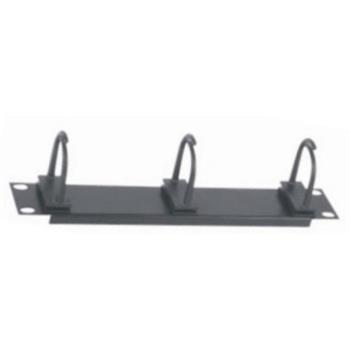 XtendLan 10" vyvazovací panel 1U 3x plastová úchytka