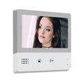 XtendLan Bytový monitor 2-drát D2/ LCD 7" dotykový 1024x600/ Quad/ PiP/ videopaměť/ CZ menu/ bílý/ WiFi/ SIP