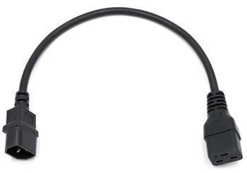 XtendLan Propojovací kabel 230V (C19 na C14) 0,4m