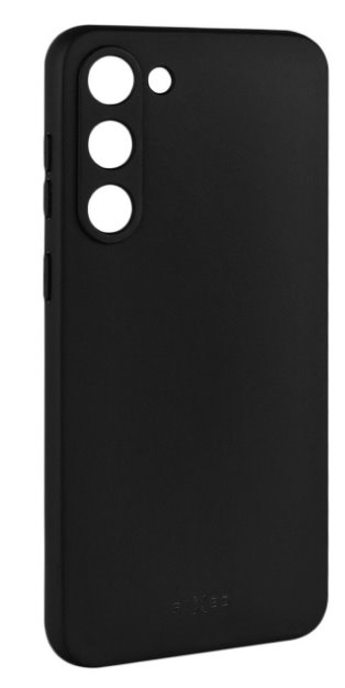 Zadní pogumovaný kryt FIXED Story pro Samsung Galaxy S23, černý